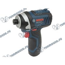 Гайковерт Bosch "GDR 10.8-LI Professional" 06019A6977, аккум., ударный (Li-Ion 10.8В, 2600об. мин., 3100уд. мин., шестигран.) + доп.аккум. + кейс [119861]