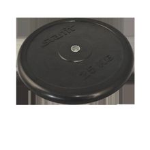 STARFIT Диск обрезиненный BB-202, d=26 мм, черный, 25 кг