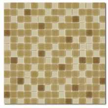 Смесь из стеклянной мозаики Rose Mosaic Irish Coffe R+ (плитка 20x20 мм), матрица 327*327 мм (в коробке 4,28 м2)