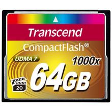 64gb 1000x compactflash card transcend (transcend) ts64gcf1000