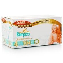 Подгузники Pampers Premium Care 4 (8-14 кг), 104 шт