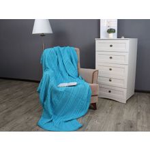 ПМ: TexRepublic Плед SV a Tutti 1820 TU Бирюзовый 9283