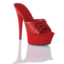 Electric Shoes Сабо с пайетками Strawberry (39   красный)