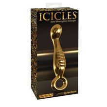 Анальный стимулятор Icicles Gold Edition G04 - Gold 17,7 см
