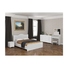 Система Мебели Спальня Афина-5 белое дерево