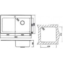 Мойка Oulin OL-BL104