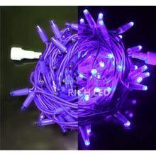 Rich LED RL-S10C-24V-RV V Уличная светодиодная гирлянда Нить 10 м, фиолетовый, пост свечение, провод резиновый фиолетовый
