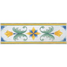 Savoia Antiche Riggiole Napoletane Santa Chiara Fascia 11x34 см