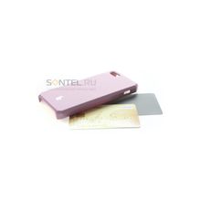 Накладка Jisoncase Executive для iPhone 5 розовая JS-IP5-001pink