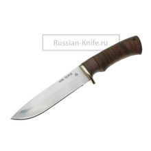 Нож Клык-3 (сталь 95Х18), кожа+дерево