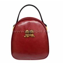 Маленькая сумочка Два медведя бордовая