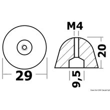 Osculati Обтекатель винта Bow Truster, 43.516.00