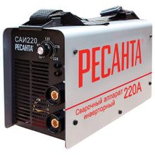 Сварочный аппарат инверторный САИ 220 РЕСАНТА, сварочный ток до 220 А, диаметр электрода до 5 мм, 65 3