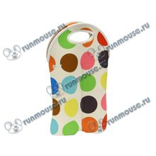 Сумка BUILT "Two Bottle Tote 2B-FMD" для двух бутылок, French Bull MultiDot [92644]