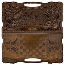 Нарды резные "Эчмиадзин" с ручкой 60