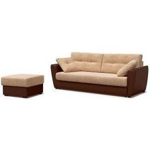 Фотопечать Диван-еврокнижка Берг 150 с пуфиком