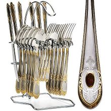 23113 Набор стол приб 25пр на подст. мет(х6)