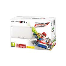 Nintendo 3DS XL (белая) + Mario Kart 7