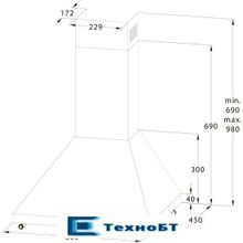 Каминная вытяжка Midea MH 60C 335 AN