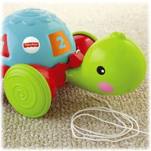 Fisher-Price обучающая Черепашка на колесиках