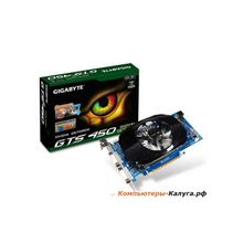 Видеокарта 512Mb &lt;PCI-E&gt; GIGABYTE GV-N450-512I с CUDA &lt;GFGTS450, GDDR5, 128 bit, 2*DVI, mini HDMI, Retail&gt;