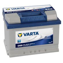 Аккумулятор автомобильный Varta Blue Dynamic D59 6СТ-60 обр. (низкий) 241x175x175