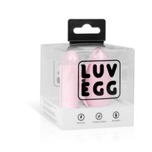 EDC Wholesale Нежно-розовое виброяйцо LUV EGG с пультом ДУ