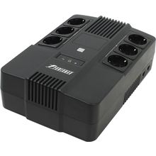 ИБП 800VA PowerMAN Brick 800, 6 евро  розеток,  защита  телефонной линии RJ45