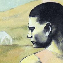 Картина на холсте маслом "Копия. Девочка на шаре, Пикассо"