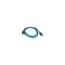 кабель удлинитель USB2.0-AMAF 1.8 метра, Telecom, прозрачная голубая изоляция VUS6956T-1.8MTBO