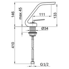 Webert Смеситель для раковины Wolo WO830102015