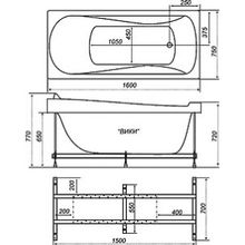 Акриловая ванна Triton Вики