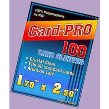 Протекторы Card-Pro для карт Mini USA  (44 х 67 мм)