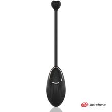 DreamLove Черно-золотистое виброяйцо с пультом-часами Anne s Desire Vibro Egg Wireless Watchme (черный с золотистым)