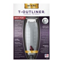 Триммер для стрижки волос сетевой окантовочный с Т-образным ножом Andis T-Outliner GI