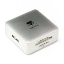 Карт-ридер внешний USB Konoos UK-32, microSD SD M2 MS, USB 3.0