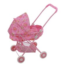 FEI LI TOYS Кукольная коляска с сумкой 42*35.5*66,5cm, розовый,  (в кор.12 шт.)