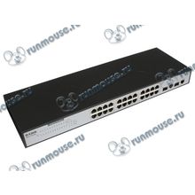 Коммутатор 1U 19" RM D-Link "DES-1026G E1A" 24 порта 100Мбит сек. + 2 порта 1Гбит сек. SFP (oem) [122475]