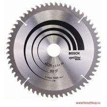 Bosch Пильный диск Bosch Optiline Wood 216х30 мм 60WZ (2608640433 , 2.608.640.433)