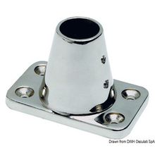 Osculati Stanchion base slope 7° 90x96mm 60mm, 62.510.04