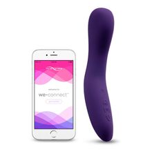 We-vibe Фиолетовый вибромассажёр We Vibe Rave Purple - 19,3 см. (фиолетовый)