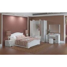 Ижмебель Модульная спальня Виктория, белый глянец (компоновка 3)