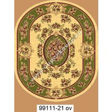 Люберецкий ковер Супер акварель  99111-21 oval, 3 x 5