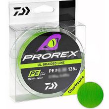Леска плетеная Daiwa PX UL Braid PE 135м 0,074мм (1,75кг) зеленая