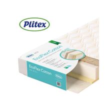 PLITEX Матрас в кроватку ECO FLEX COTTON (119х60х12см)