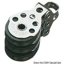 Osculati Mini-block 3pulleys 6x25, 55.040.05