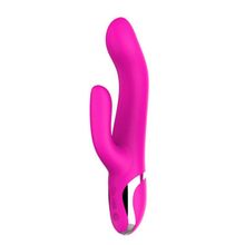 Розовый вибратор-кролик NAGHI NO.43 RECHARGEABLE DUO VIBRATOR - 23 см.