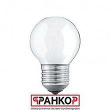 Osram лампа накаливания P45 60W E27 230V FR 411778