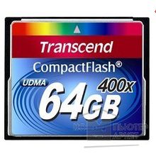 Transcend Compact Flash 64Gb , High Speed TS64GCF400 400-x