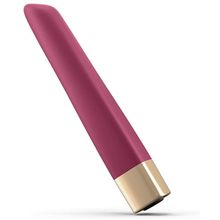 Сливовый мини-вибромассажер Delight Me - 12 см. (238265)